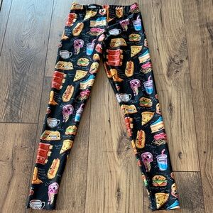 Blackmilk junk food doodles leggings